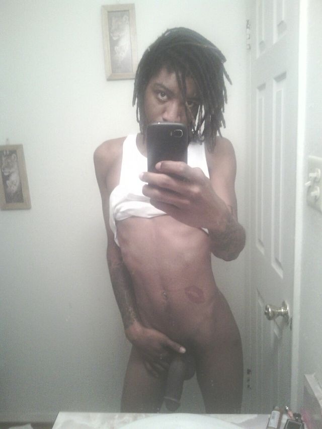 black cock selfie pics